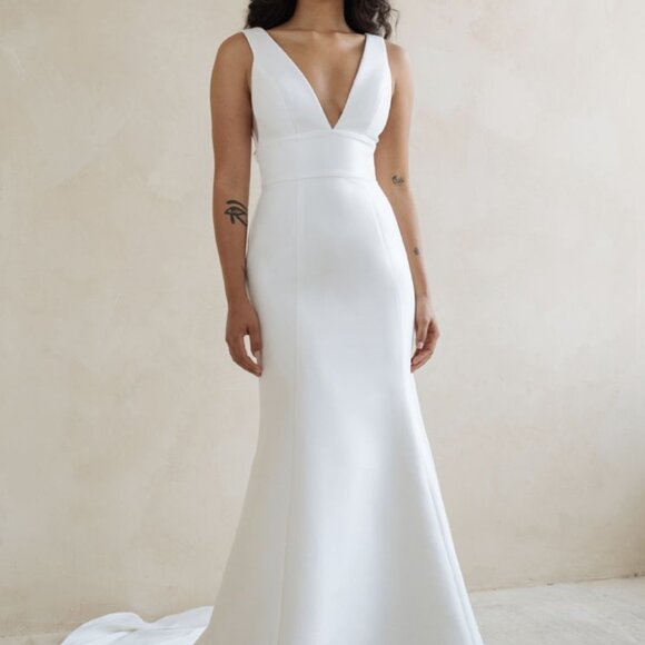 Jenny Yoo Ilana Wedding Gown Size 12 NEW - Picture 5 of 6